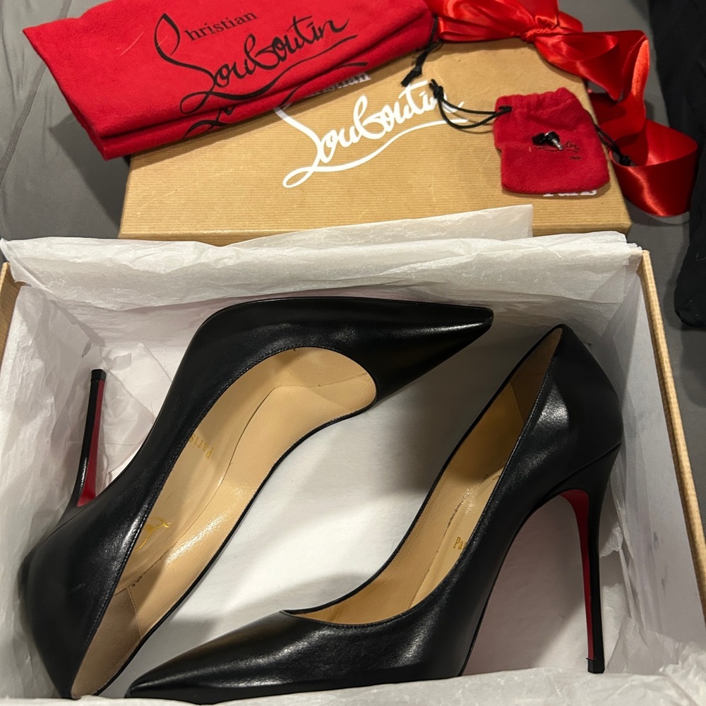 Christian Louboutin Black Elegant Heels